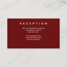 Informationen zu Micro Wedding Burgundy Small Empf