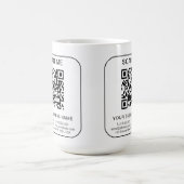 Informationen zu QR-Code für benutzerdefinierte Un Kaffeetasse (Mittel)