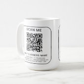 Informationen zu QR-Code für benutzerdefinierte Un Kaffeetasse (Vorderseite Links)