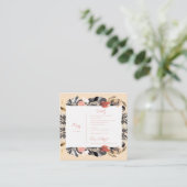 Informationen zu rustikalen Hochzeiten in Wasserfa Begleitkarte (Stehend Vorderseite)