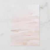 Informationen zu rustikalen romantischen Arrow- un Begleitkarte (Rückseite)