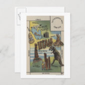 Informationen zu Websites in UtahUtah Postkarte (Vorne/Hinten)