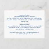 Informationen zu Whimsical Illustriert Floral Wedd Begleitkarte (Vorderseite)