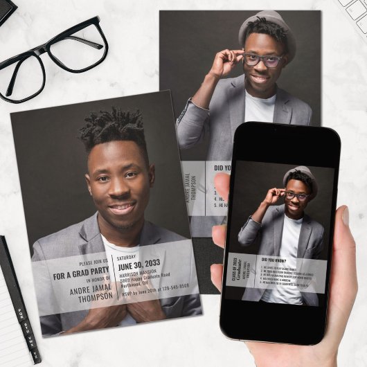 Informationen zum 2. Foto Abschluss einladen Einladung