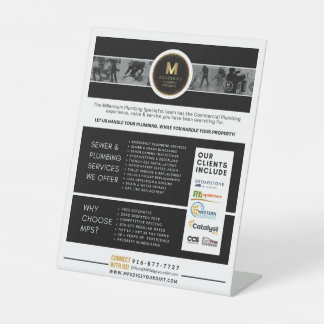 Informationen zum Anbieter von Millennium-Installa Sockelschild