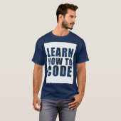 Informationen zum Code (blau) T-Shirt (Vorne ganz)
