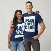 Informationen zum Code (blau) T-Shirt (Unisex)