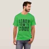 Informationen zum Code (Transparent grün) T-Shirt (Vorne ganz)