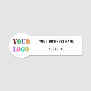 Informationen zum Firmenlogo Ihres Unternehmens Namensschild