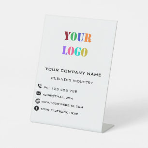 Informationen zum Firmenlogo Modern Promotional Sockelschild