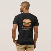 Informationen zum Hamburger Fast Food Custom Resta T-Shirt (Schwarz voll)
