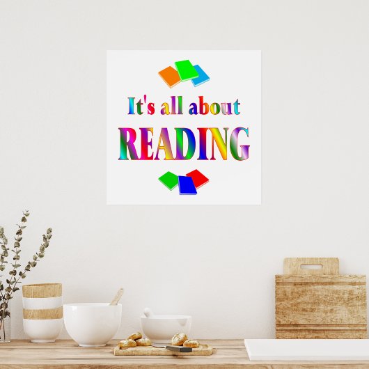 Informationen zum Lesen Poster (Küche)