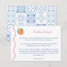 Informationen zum Polterabend von Boho Citrus Squi