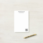 Informationen zum QR-Code-Scan Benutzerdefinierte  Post-it Klebezettel (Auf Schreibtisch)