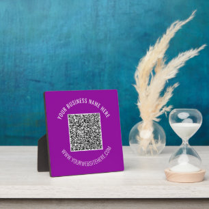 Informationen zum QR-Code-Scan Text und Farben - G Fotoplatte