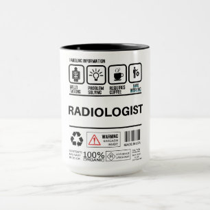 Informationen zum Umgang mit dem Funny Radiologist Tasse