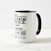 Informationen zum Umgang mit Funny Data Scientist Tasse (VorderseiteRechts)