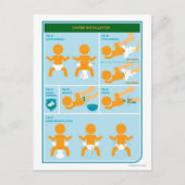 Informationen zum Windeln Postkarte (Vorderseite)