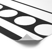 Informationen zur Allergie von Kunden Poster (Ecke)