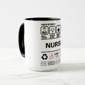 Informationen zur Behandlung von Funny Male Nurse Tasse (Vorderseite Links)