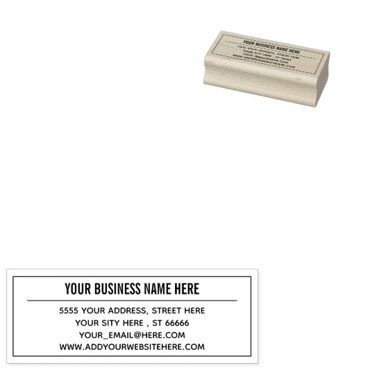 Informationen zur Beruflichen Briefmarke Ihrer Ges Gummistempel (Stempel)