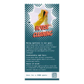 Informationen zur beruflichen Hausreinigung Werbekarte (Vorne)