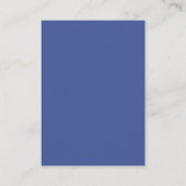 Informationen zur Blue Wildblume Wreath Wedding Re Begleitkarte (Rückseite)