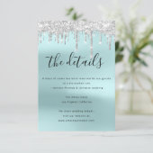 Informationen zur Einschließungskarte Angaben zur Begleitkarte (Stehend Vorderseite)