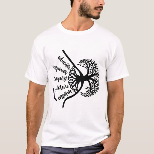 Informationen zur Empower Support-Unterstützung fü T-Shirt (Vorderseite)