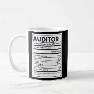 Informationen zur Ernährung des Prüfers Kaffeetasse