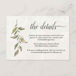 Informationen zur Farbe des Wassers / Detailkarte Begleitkarte