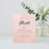 Informationen zur Hochzeitsempfehlung bei Märchent Save The Date (Stehend Vorderseite)