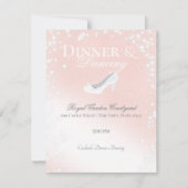 Informationen zur Hochzeitsempfehlung mit Glas Sli Save The Date (Vorderseite)