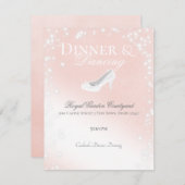 Informationen zur Hochzeitsempfehlung mit Glas Sli Save The Date (Vorne/Hinten)