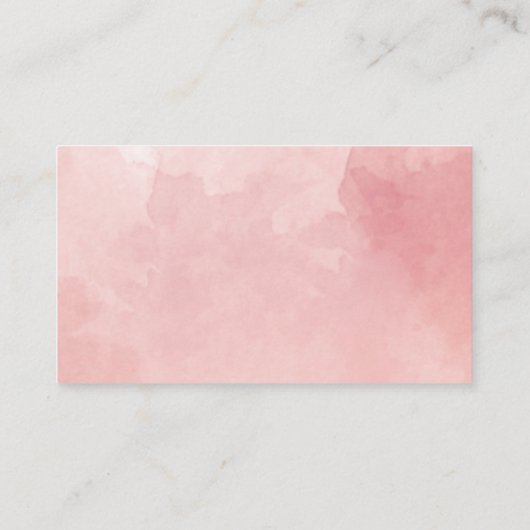 Informationen zur Hochzeitsfeier in Chic Blush Pin Begleitkarte (Rückseite)