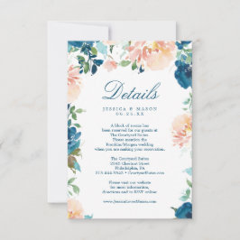 Informationen zur Hochzeitskarte für die Wasserfar Einladung