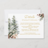 Informationen zur Info-Karte zum Weihnachtsfest im Einladung (Vorderseite)