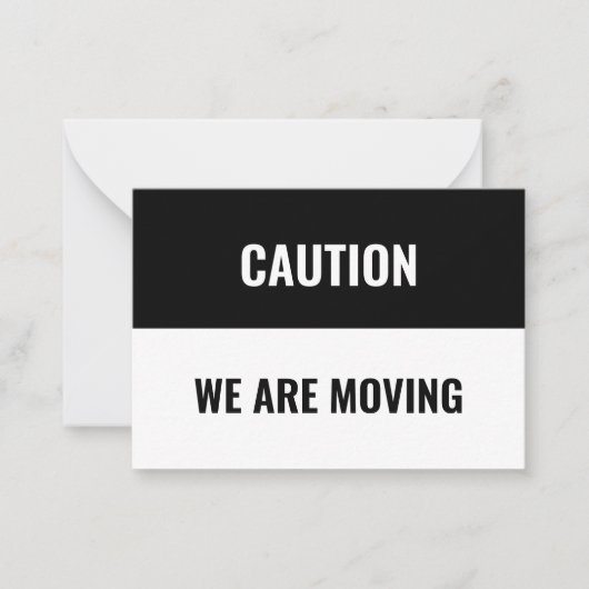 Informationen zur Moving-Adresse individuell anpas Mitteilungskarte (Vorderseite)