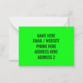 Informationen zur Moving-Adresse individuell anpas Mitteilungskarte (Rückseite)