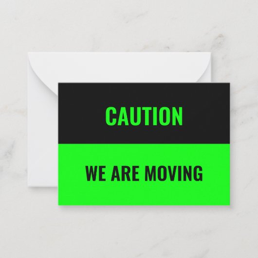 Informationen zur Moving-Adresse individuell anpas Mitteilungskarte (Vorderseite)