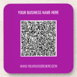 Informationen zur QR-Codeprüfung und zum benutzerd Getränkeuntersetzer<br><div class="desc">Benutzerdefinierte Farben und Schriftart - Personalisierter Untersetzer mit Ihrer QR Code Scan Info und Custom Text Beruflich Design Firmenname Website Werbe-Unternehmen Untersetzer / Geschenk - Hinzufügen QR-Code - Bild oder Logo - Foto / Name - Unternehmen / Website oder E-Mail oder Telefon - Kontaktinformationen / Adresse - Ändern und Verschieben...</div>