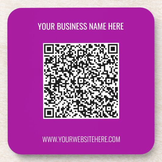 Informationen zur QR-Codeprüfung und zum benutzerd Getränkeuntersetzer (Vorderseite)