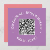 Informationen zur QR-Codeprüfung und zur benutzerd (Vorne/Hinten)