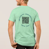 Informationen zur QR-Prüfung Benutzerdefinierter T Tri-Blend Shirt (Rückseite)