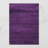 Informationen zur Umschließungskarte für rustikale Begleitkarte (Rückseite)