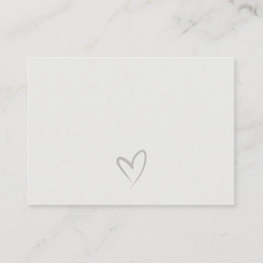 Informationen zur Website für Schwarz-weiße Hochze Begleitkarte (Rückseite)