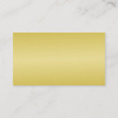 Informationen zur Website zu eleganten Script Gold Begleitkarte (Rückseite)
