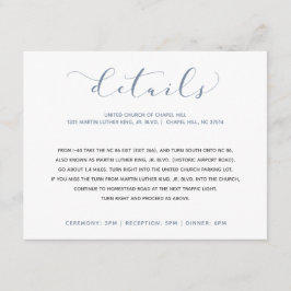 Informationen zur Wirblen Kalligrafie Begleitkarte