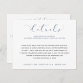 Informationen zur Wirblen Kalligrafie Begleitkarte (Vorne/Hinten)