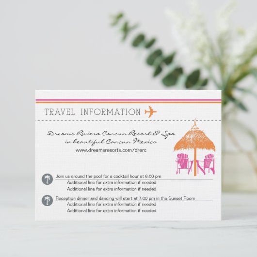 Informations-Karte - Boarding-Durchlauf Begleitkarte (Stehend Vorderseite)